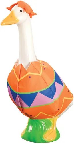 Vista 7 de Fox Valley Traders Gaggleville - Traje de ganso para árbol de Navidad, se adapta a una estatua grande de 23 pulgadas de alto