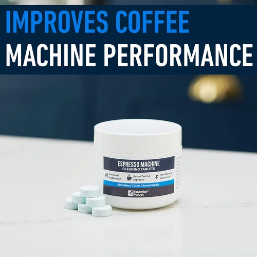 Vista 12 de Essential Values - Pastillas de limpieza para máquina de café expreso (30 unidades), compatibles con Breville Barista Express, Gaggia, Delonghi