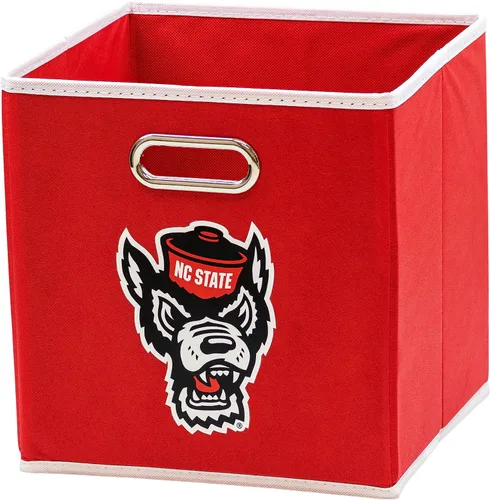 Vista 11 de Franklin Sports Cubos de almacenamiento de tela del equipo universitario de la NCAA hechos para adaptarse a organizadores de almacenamiento