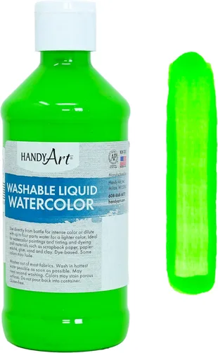 Vista 21 de Handy Art Acuarela líquida lavable de 8 onzas, azul