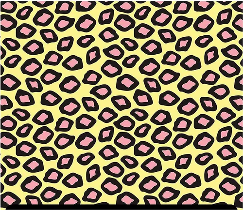 Vista 36 de HTV con estampado de animales (19.66 x 36 pulgadas) - Leopardo arcoíris