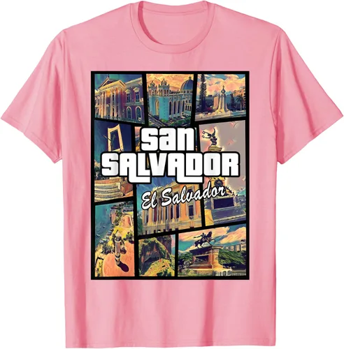 Vista 77 de Camiseta Orgullosa de San Salvador Capital El Salvador