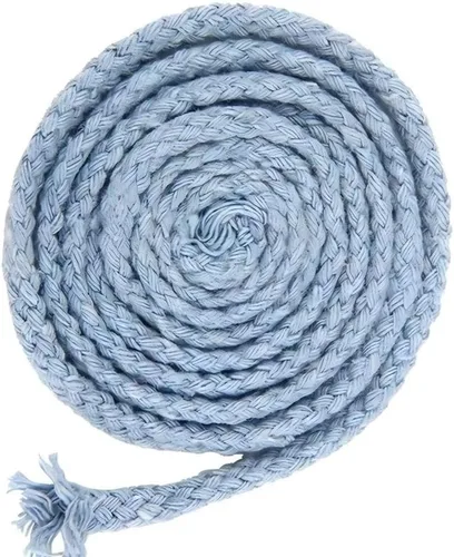 Vista 34 de 5 mm * 295 pies de cuerda de macramé de algodón natural de 8 hebras trenzadas para manualidades de ganchillo, hilo para colgar en la pared y Lgn