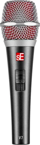 Vista 19 de SE ELECTRONICS V7 Micrófono dinámico para canto, voz y grabación de estudio, micrófono profesional de mano XLR con bobina de voz de aluminio