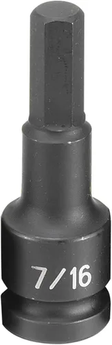 Vista 4 de Grey Pneumatic (2914M) 1/2" Drive x 0.551 in Hex Driver Socket