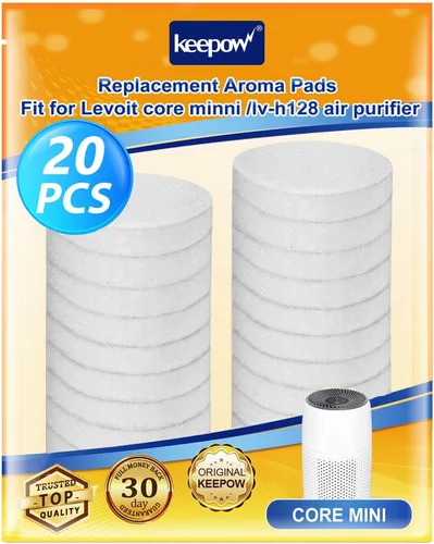 Vista 7 de KEEPOW - Paquete de 12 almohadillas de repuesto de aroma para LEVOIT Core Mini y LV-H128 Purificador