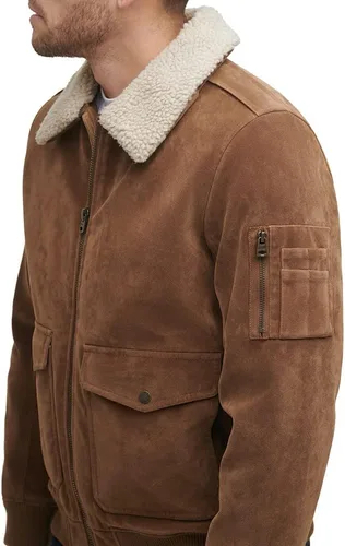 Vista 4 de Levi's Chaqueta de aviador de gamuza sintética para hombre