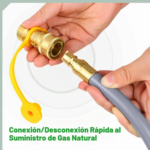 Vista 3 de Kit de conversión de gas natural 4984619A mejorado, compatible con parrillas de combustible dobles Char-Broil de la serie comercial, profesional