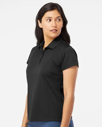 Vista 2 de adidas Polo de manga corta de rendimiento sólido para mujer