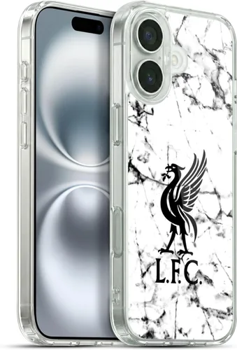 Vista 48 de Oficial LIVERPOOL Football Club 2017/18 Mármol Soft Gel Case para iPhone de Apple 7 Plus/8 PLUS Escudo negro.