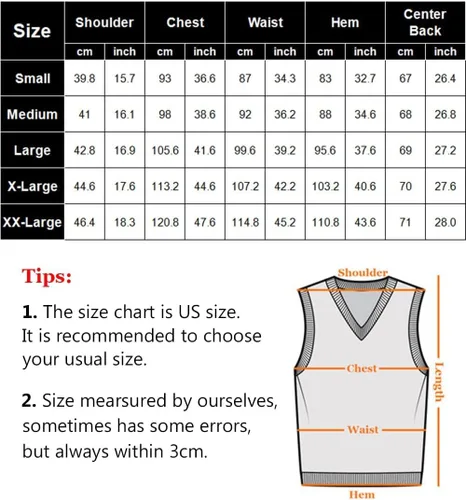 Vista 6 de COOFANDY Suéter para hombre, cuello en V, ajustado, casual, sin mangas, tejido trenzado