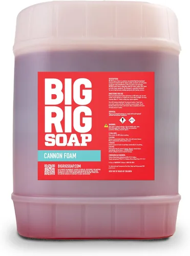 Vista 9 de Caño de Espuma (1 gal) Detergente para Lavado de Camiones, Remolques, Caravanas, Autobuses, Equipo Pesado CANNON FOAM CONCENTRATE: Premium