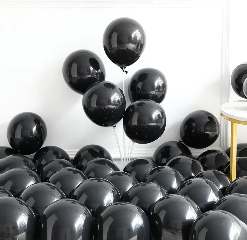 Vista 5 de Kit de arco de globos de graduación de 163 piezas, decoraciones de graduación 2026 con globos negros, dorados, azules y blancos, tapa de graduación