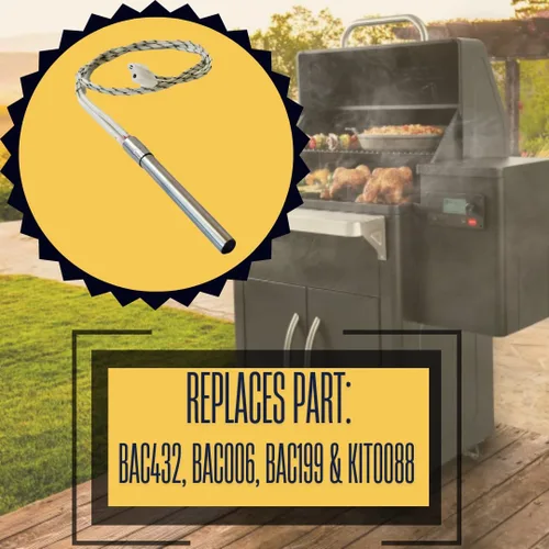 Vista 2 de Pellethead Encendedor de barra caliente para parrilla compatible con todos los modelos Traeger BAC432 BAC006 BAC199 KIT0088