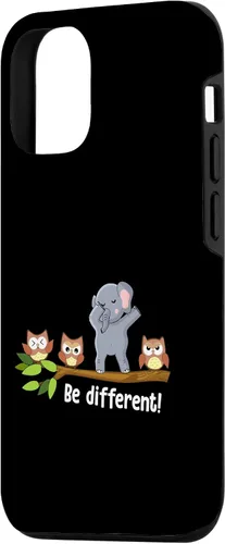 Vista 2 de Funda para iPhone 15 Be Different Elephant Men Women Be You Autism Elephant Case
