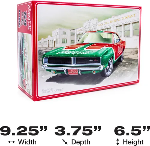 Vista 5 de MPC 1969 Dodge Charger RT (Coca Cola) Snap (2T) Kit de modelo a escala 1:25