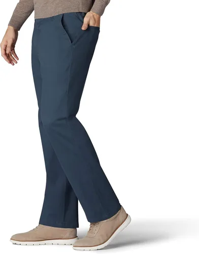Vista 44 de Lee Extreme Motion Pantalón regular recto sin pliegues al frente para hombre