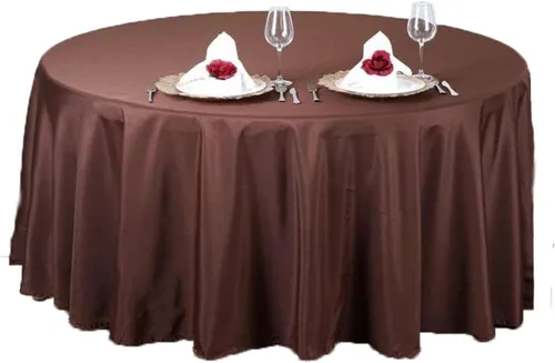 Vista 9 de BalsaCircle – Mantel redondo para bodas, de poliéster, 108 pulgadas, Manzana Verde (Apple Green)