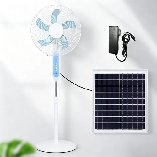 Vista 8 de Ventilador con carga solar de alta potencia, ventilador
