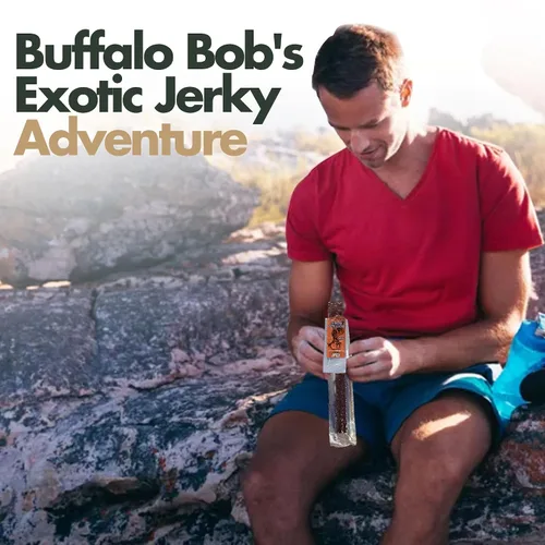 Vista 9 de Buffalo Bob's Wild Game Jerky (paquete de 10) Paquete de regalo de muestra de carne exótica premium Incluye búfalo, alce, venado, avestruz