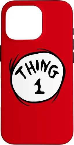 Vista 20 de Dr. Seuss Funda con emblema Thing 1 para iPhone 17
