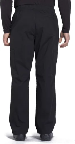 Vista 3 de Cherokee Men's Scrub Pant Tapered Leg Fly Front Cargo Pant with 5 Pockets WW190
