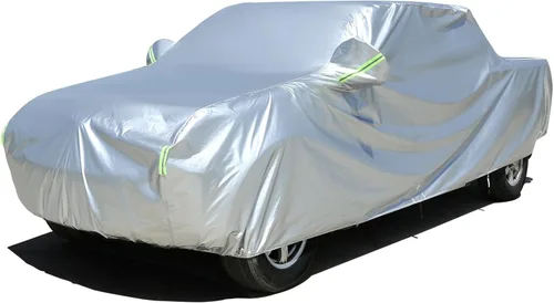 Vista 16 de Tecoom Funda resistente de múltiples capas para automóvil, para todo tipo de clima, impermeable, resistente al viento, reflectante, nieve, sol