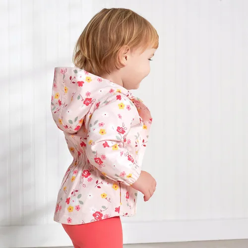 Vista 5 de Gerber Chaqueta de sarga de algodón con capucha para bebé (niño pequeño)