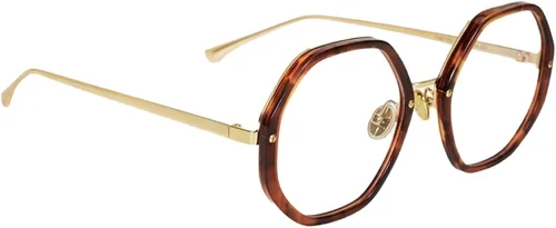 Vista 2 de TIJN Gafas de diseñador para mujeres y hombres, marcos de anteojos de moda, anteojos sin receta con forma geométrica (Tica)