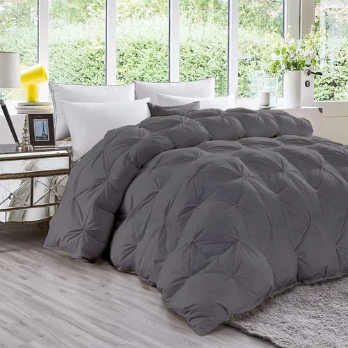 Vista 28 de Premium Collection - Edredón alternativo de diamante de 1600 hilos, tamaño individual XL, 68 x 92 pulgadas, 1 pieza para todas las estaciones