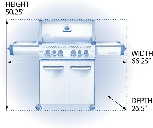 Vista 27 de Napoleon P665NSS Prestige 665 Parrilla de gas natural