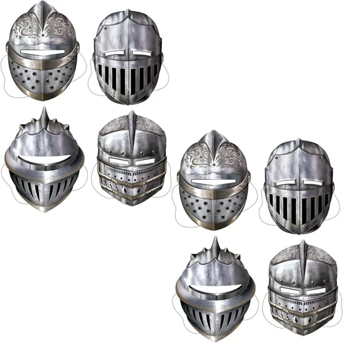 Vista 9 de Knight máscaras para fiestas (1 hilos) (4/paquete)