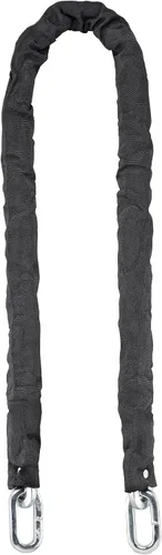 Vista 8 de THIRARD Cerradura de cadena resistente – Acero endurecido de 3.94 pies, eslabones resistentes a cortes de 0.394 in, revestimiento de PVC resistente