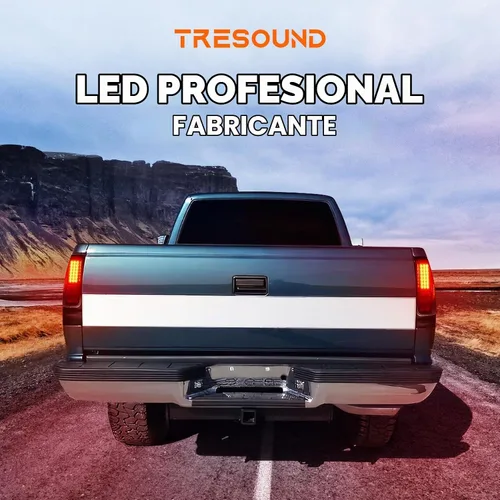 Vista 7 de Luz trasera LED para Dodge Ram 1500 1994-2001, para Dodge Ram 2500 3500 94 Par de lámparas de montaje de luces traseras traseras, lente transparente