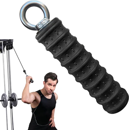 Vista 12 de BLUSLM Accesorios de tríceps con cuerda ergonómica, accesorios de cable para tríceps extra largos de 27, 32, 40 y 47 pulgadas mejorados