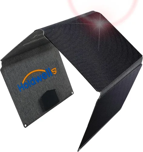 Vista 14 de Kit de panel solar portátil de 100 W, 25% de alta eficiencia tipo N paneles solares plegables con panel de vidrio templado, con controlador de carga
