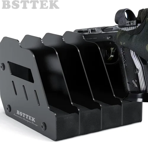 Vista 2 de Exhibidor de espuma para pistolas para caja fuerte Accesorios para gabinete de armas Organizador de almacenamiento para revólver, arma de fuego