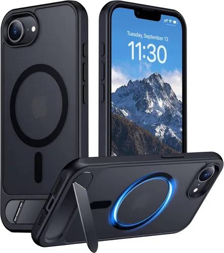 Vista 82 de Funda para iPhone 11 con compatibilidad magnética, [Soporte invisible incorporado][Compatible con MagSafe]