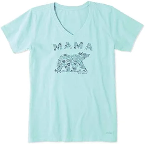 Vista 3 de Life is Good - Camiseta de mariposa y flores silvestres para mujer.