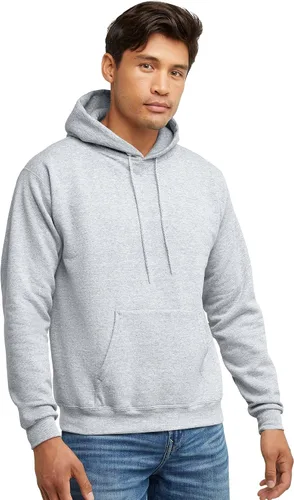 Vista 33 de Hanes Men's Hoodie - EcoSmart Fleece Hooded Sweatshirt for Men & Women - Midweight Fleece - Big & Tall Available