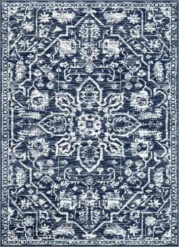 Vista 47 de Well Woven - Alfombra tejida estilo vintage con diseño de medallón, 68 x 120 cm