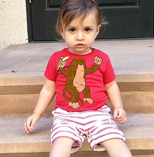 Vista 7 de Become a Land Animal or Character Super Soft Short Sleeve Tee for Baby, Infant + Toddler (06M-6T)