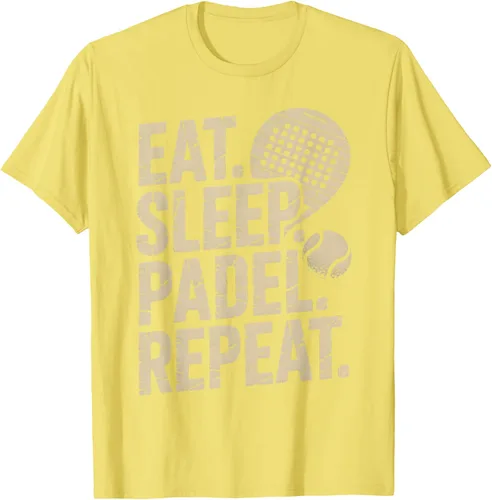 Vista 76 de Camiseta Eat Sleep Padel Repeat Padel Jugador de Tenis
