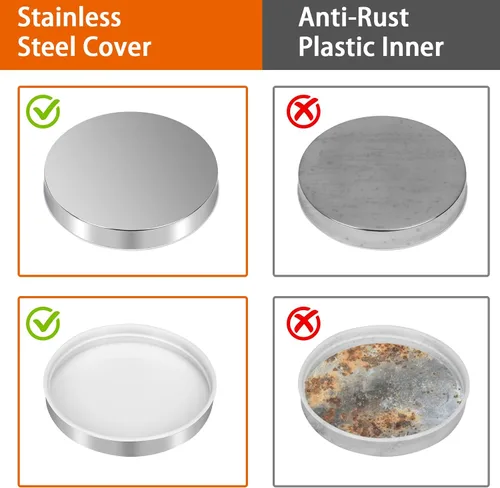 Vista 5 de Moretoes Dispensador de bebidas de vidrio de 1 galón para fiestas, dispensador de bebidas para jugo y té helado, tarro hermético de vidrio para té