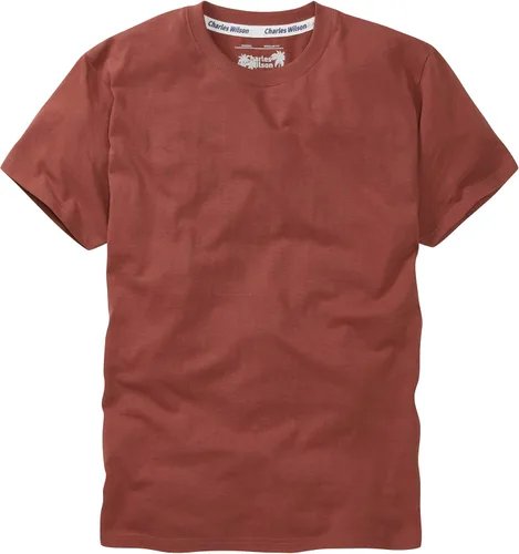 Vista 3 de Charles Wilson Paquete de 5 camisetas de peso medio con cuello redondo para hombre