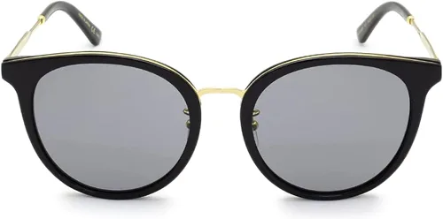 Vista 2 de Gucci GG 0204SK 001 Negro De Plástico Moda Gafas De Sol Gris Lens