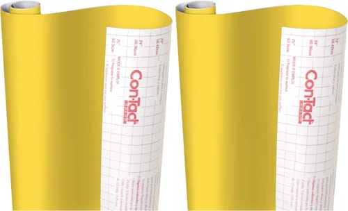 Vista 49 de Con-Tact Brand Creative Covering, forro autoadhesivo para estantes, rollo de vinilo multiusos, fácil de usar y aplicar, 18'' x 9', rojo bombero Rojo