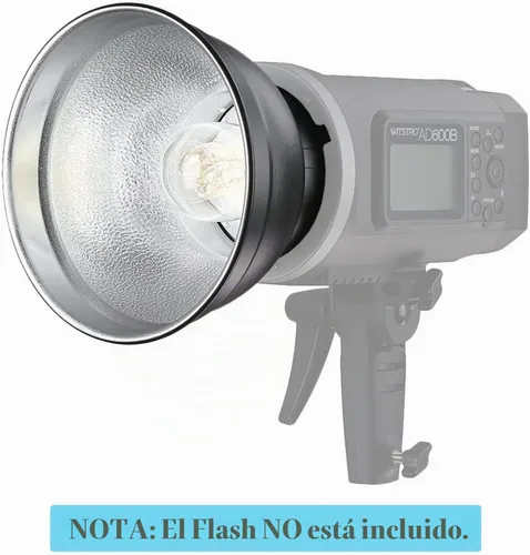 Vista 3 de Godox AD-R6 Reflector Aproximadamente 7" Modificador de luz de montaje Bowens estándar