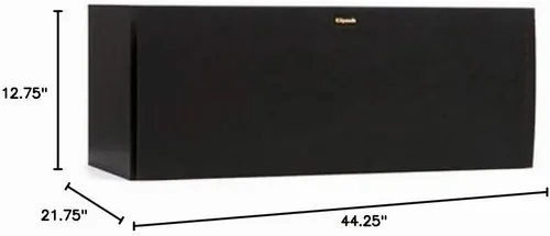 Vista 10 de Klipsch Reference R-26FA Paquete de cine en casa 5.1, revestimiento de polímero negro cepillado