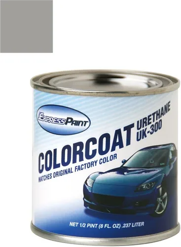 Vista 354 de Aerosol para pintura de retoque automotriz Dodge Stratus - Capa transparente metálica de acero plateado A4/DA4 - Paquete todo incluido